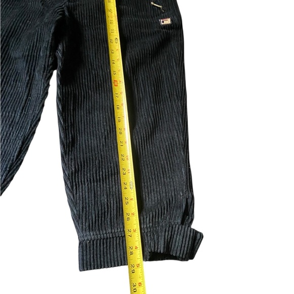 Vintage FILA Italy made corduroy Men’s capri black waist 30 - Picture 3 of 6